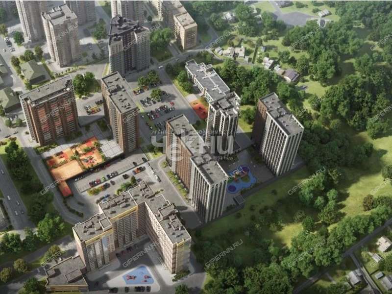 двухкомнатная квартира в новостройке на 2-й Оранжерейной улице