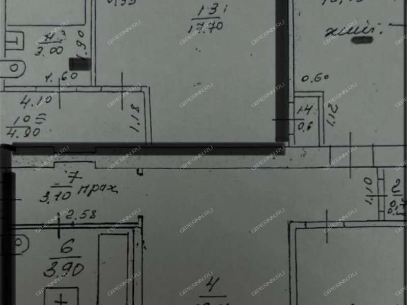 трёхкомнатная квартира на проспекте Ленина дом 48а