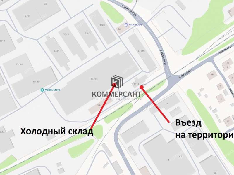 помещение под склад на Торфяной улице