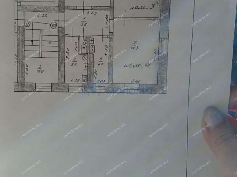 комната в доме 38 на 1-й Оранжерейной улице