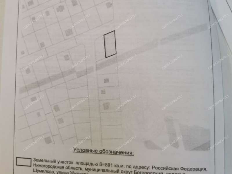 земельный участок 8,9 сотки Жидкова, 76 деревня Шумилово