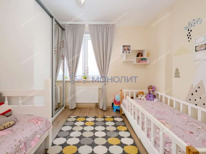 трёхкомнатная квартира на улице Цветочная дом 13 к1