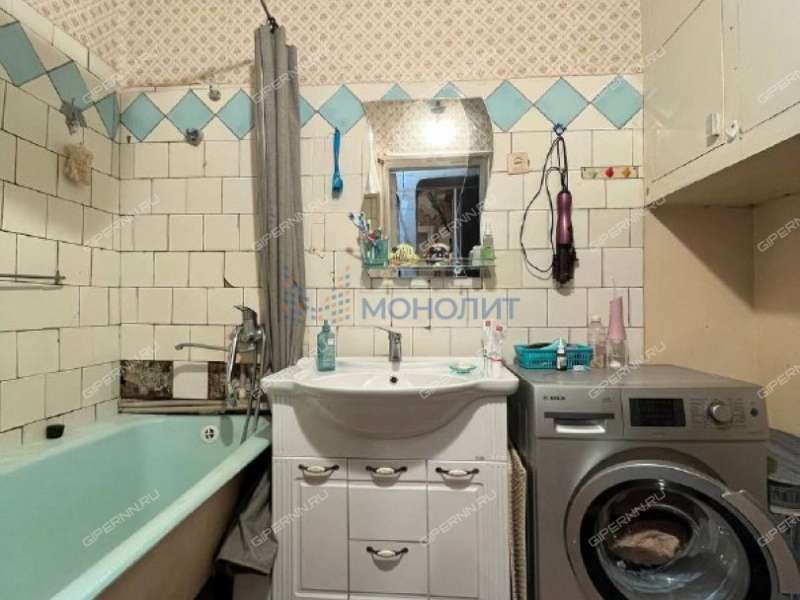 двухкомнатная квартира в переулке Жуковского дом 5 город Дзержинск