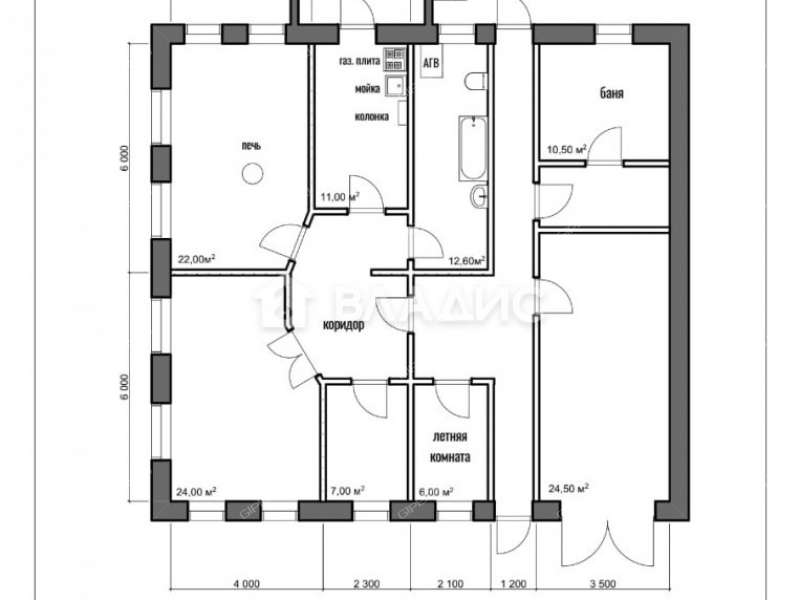 дом на площади 1 Мая город Лысково