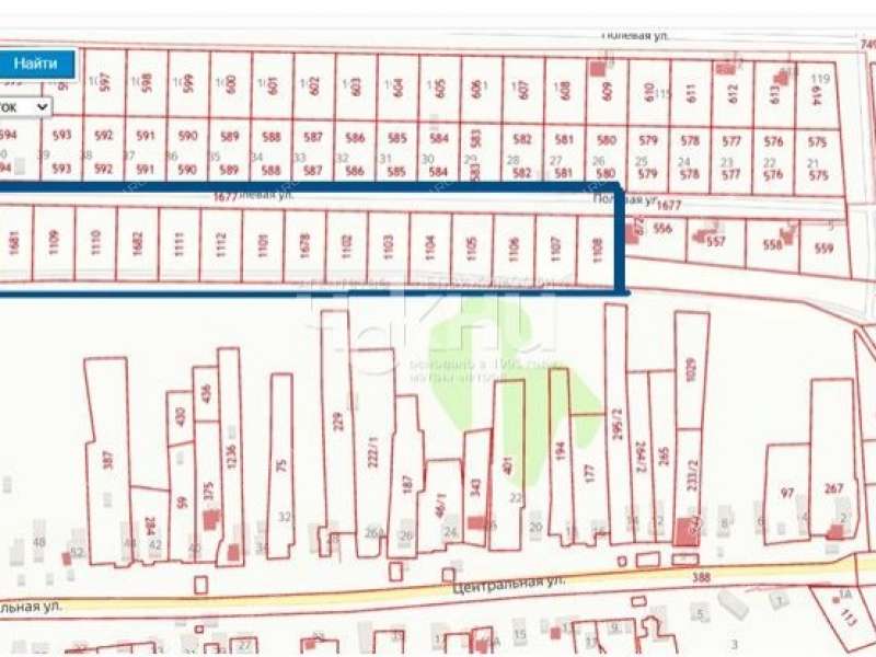 земельный участок 10 соток Полевая село Арманиха