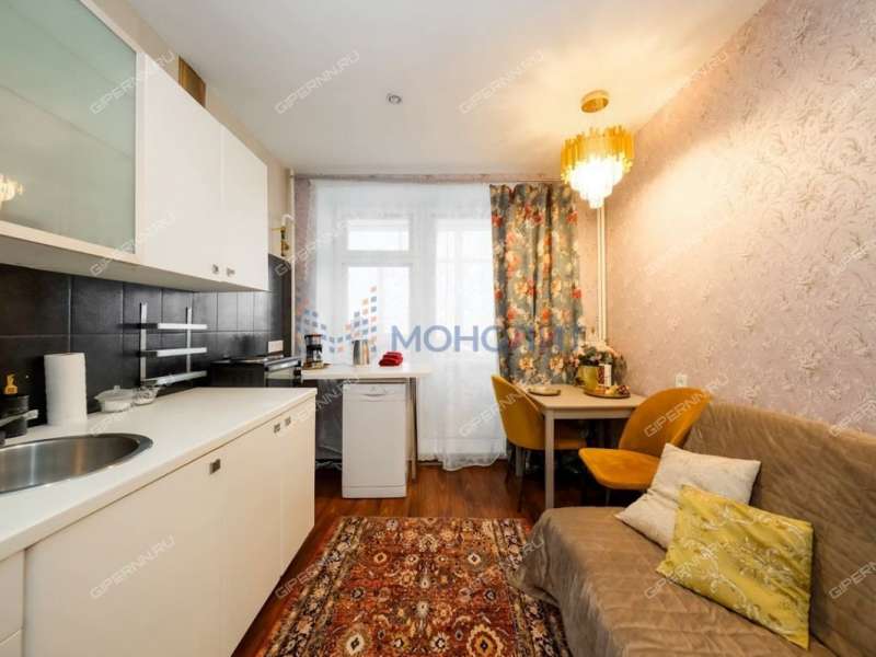 однокомнатная квартира на 1-й Оранжерейной улице дом 28а