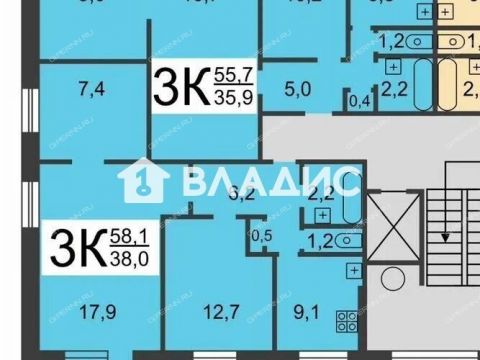 3-komnatnaya-ul-bonch-bruevicha-d-3 фото