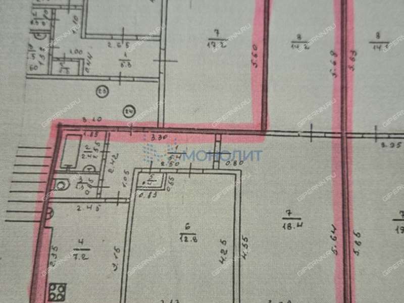 трёхкомнатная квартира на улице Генерала Штеменко дом 4