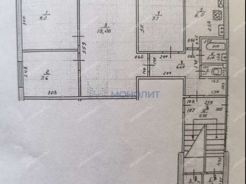 четырёхкомнатная квартира на улице Мечникова дом 45