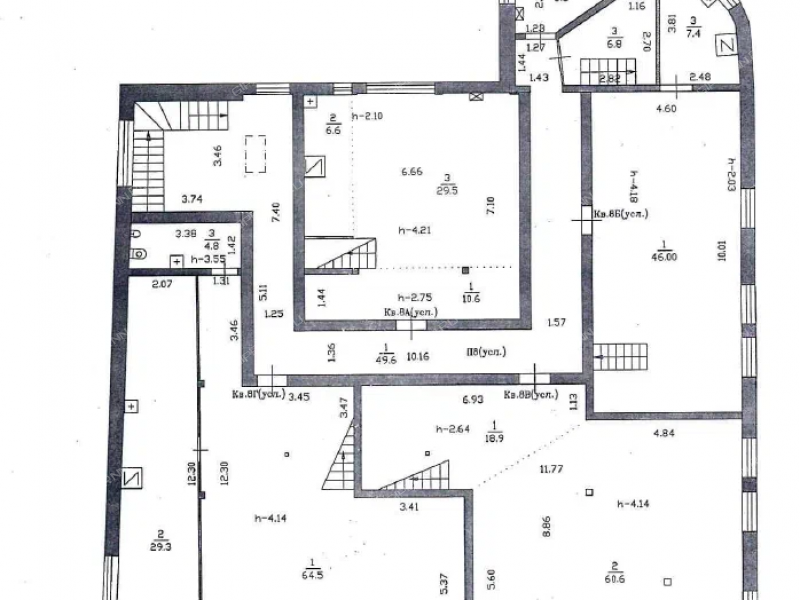 четырёхкомнатная квартира на улице Минина дом 18б
