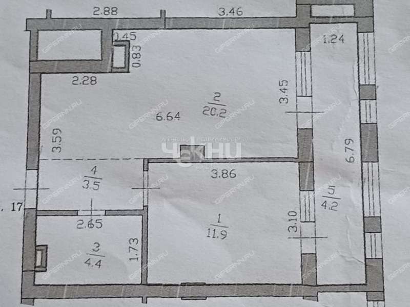 однокомнатная квартира на улице Коминтерна дом 99