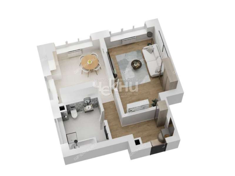 однокомнатная квартира на Черниговской улице