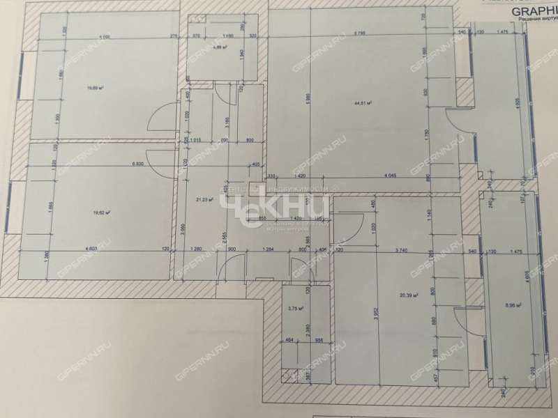 трёхкомнатная квартира на улице Коминтерна дом 139