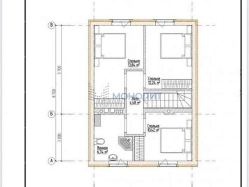 коттедж на улице Новая деревня Ройка