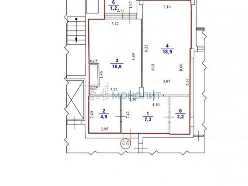однокомнатная квартира на Ильинской улице дом 62А