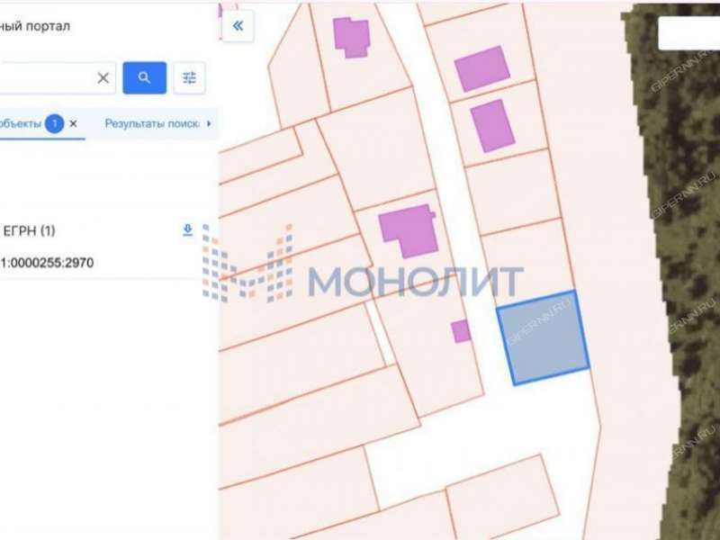 земельный участок 6,3 сотки улица Дубинина посёлок Гавриловка